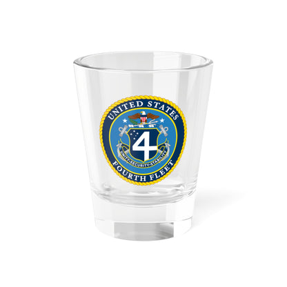 US Fourth Fleet (U.S. Navy) Shot Glass 1.5oz