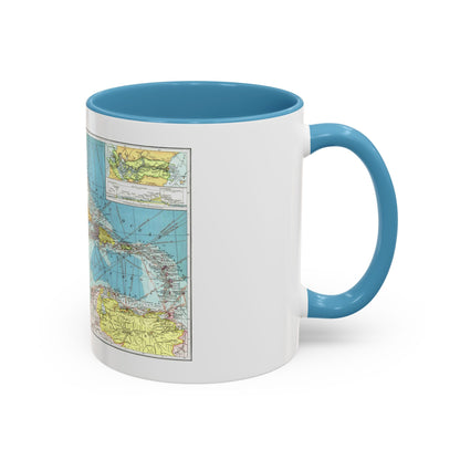 Central America (1913) (Map) Accent Coffee Mug