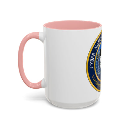 Cyber National Mission Force (U.S. Army) Accent Coffee Mug