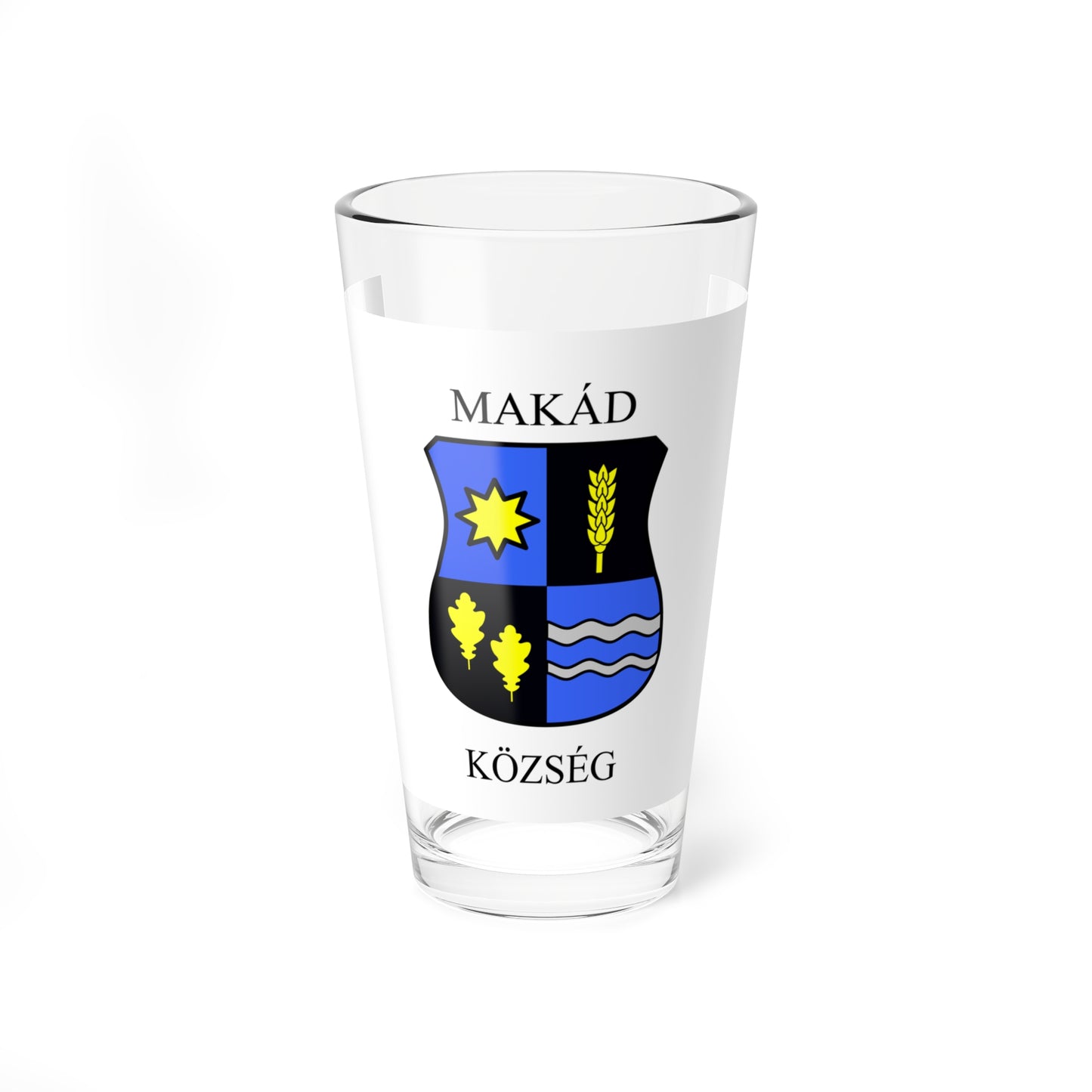 Flag of Makad (Hungary) Pint Glass 16oz