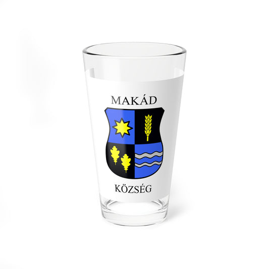 Flag of Makad (Hungary) Pint Glass 16oz