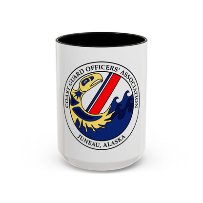 USCG Officers (U.S. Coast Guard) Accent Coffee Mug