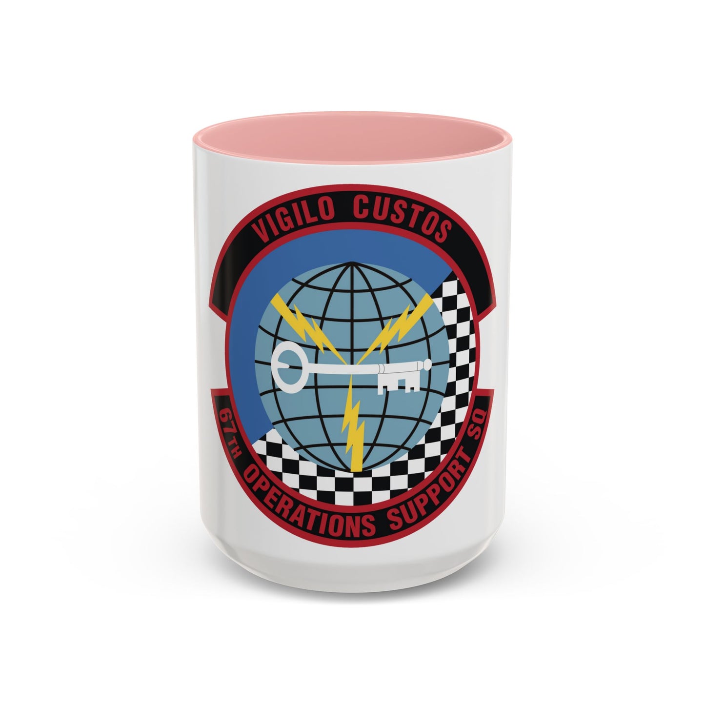 67th Operations Support Squadron (U.S. Air Force) Accent Coffee Mug