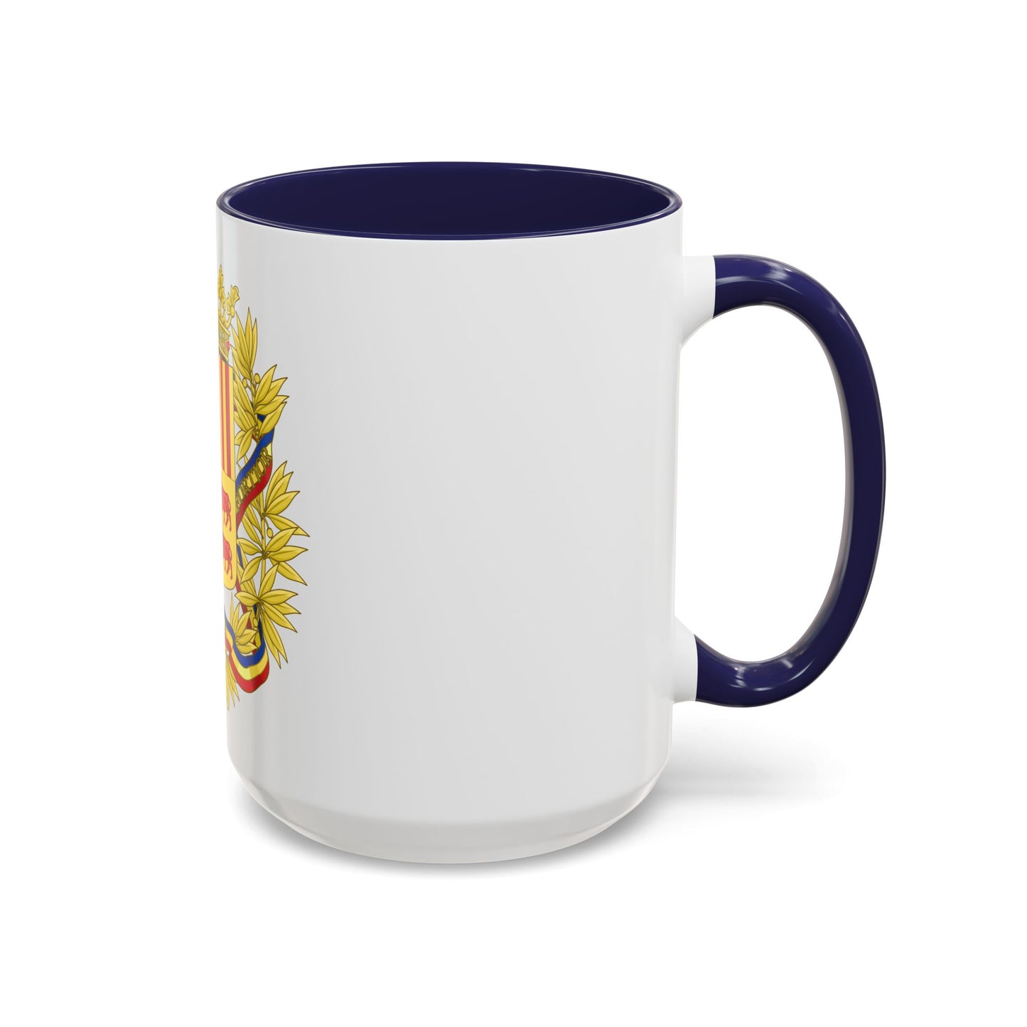 Coat of Arms of the high authorities of Andorra - Accent Coffee Mug