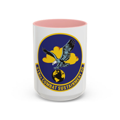 519th Combat Sustainment Squadron (U.S. Air Force) Accent Coffee Mug