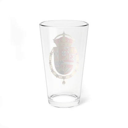 Escudo de Armas de Felipe II de España (Spain) (Coat of Arms) Pint Glass 16oz