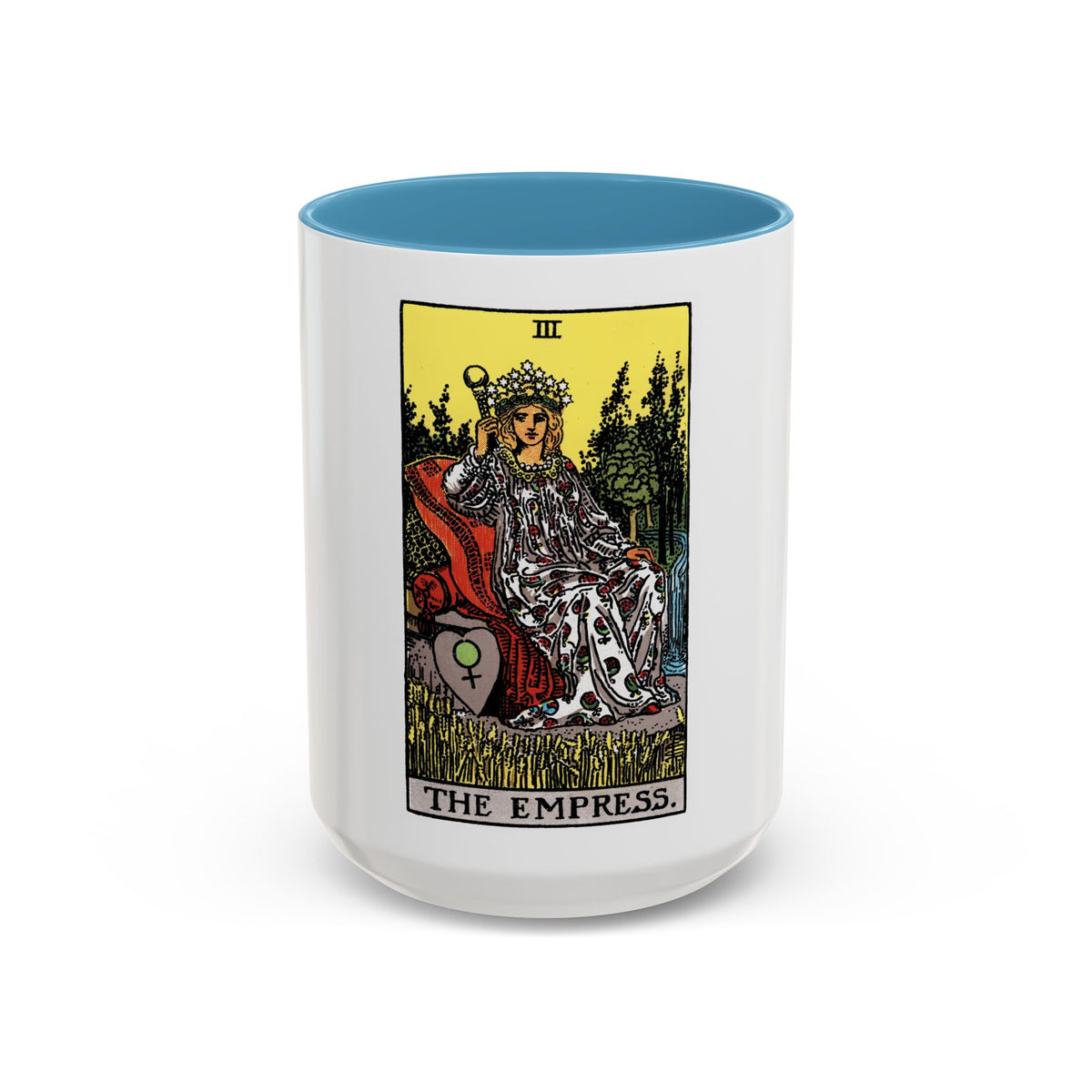 The Empress (Tarot Card) Accent Coffee Mug