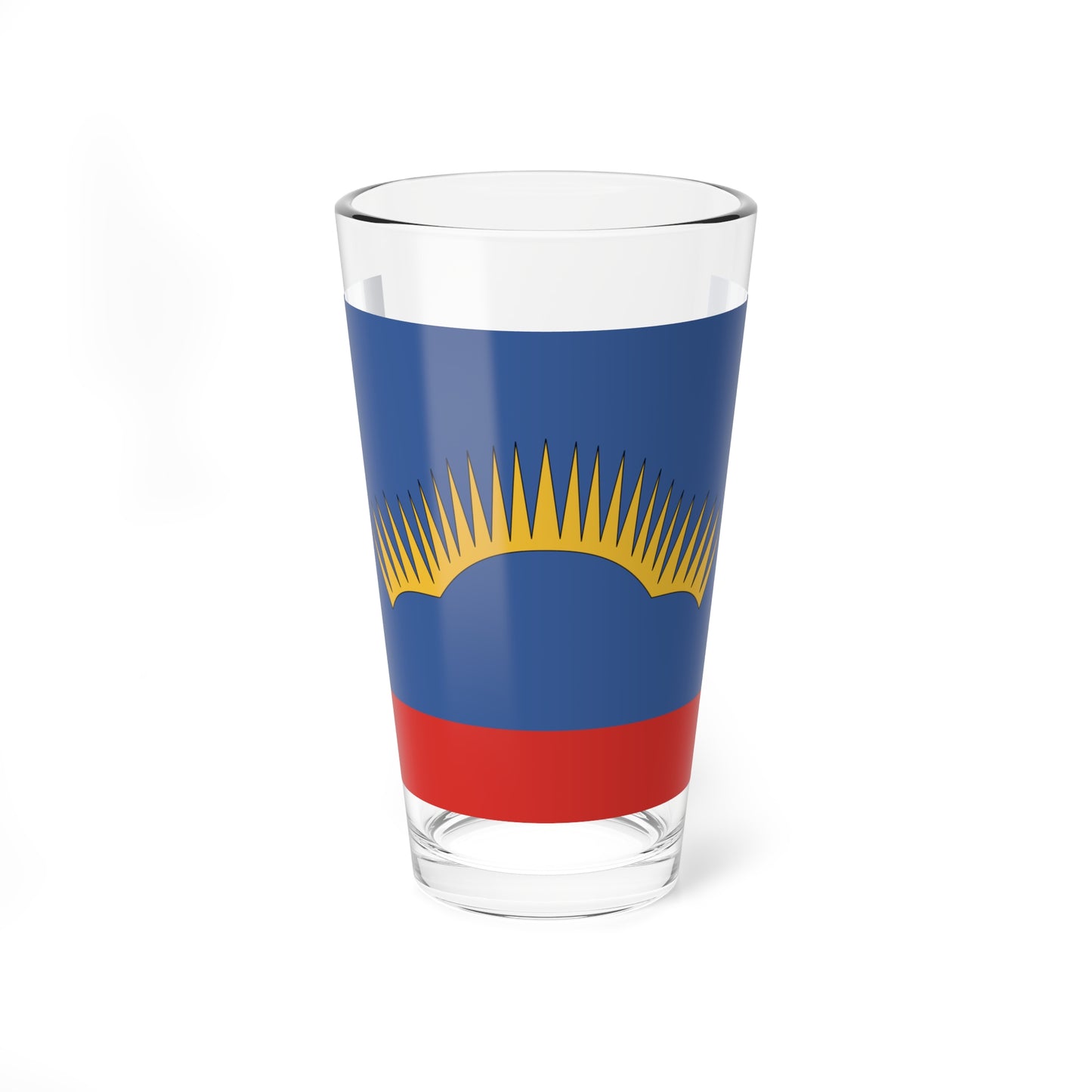 Flag of Murmansk Oblast (Russia) Pint Glass 16oz