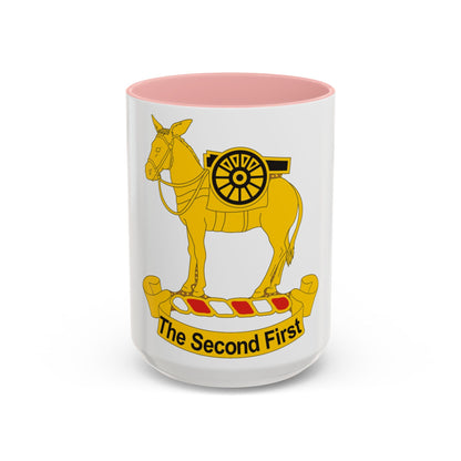 2nd Field Artillery Regiment (U.S. Army) Accent Coffee Mug