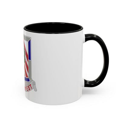 104 Engineer Battalion Obsolete Insignia (U.S. Army) Accent Coffee Mug