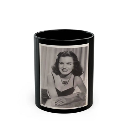 Faith Domergue #197 (Vintage Female Icon) Black Coffee Mug-11oz-Go Mug Yourself