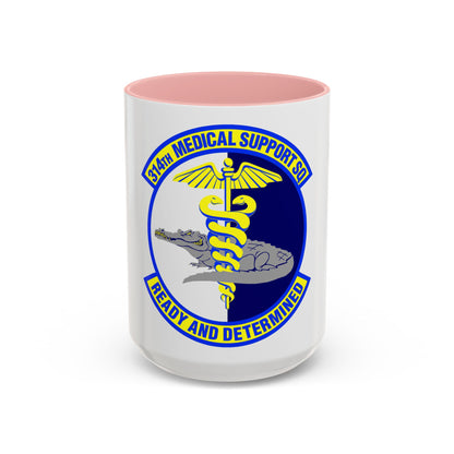 314th Medical Support Squadron (U.S. Air Force) Accent Coffee Mug