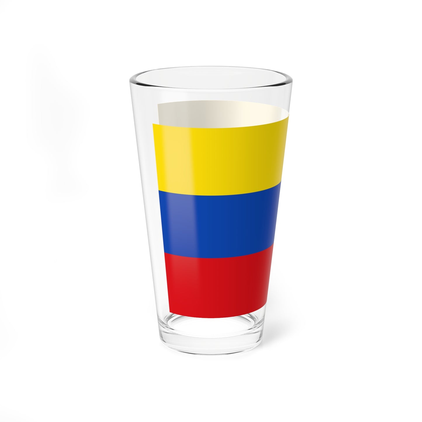 Flag yellow blue red 5x3 (Germany) Pint Glass 16oz