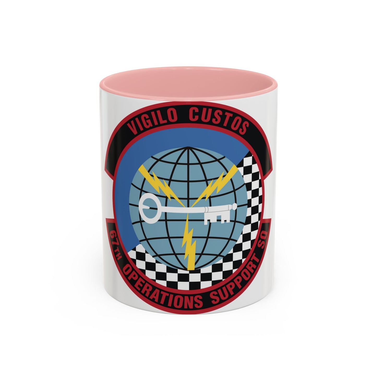 67th Operations Support Squadron (U.S. Air Force) Accent Coffee Mug