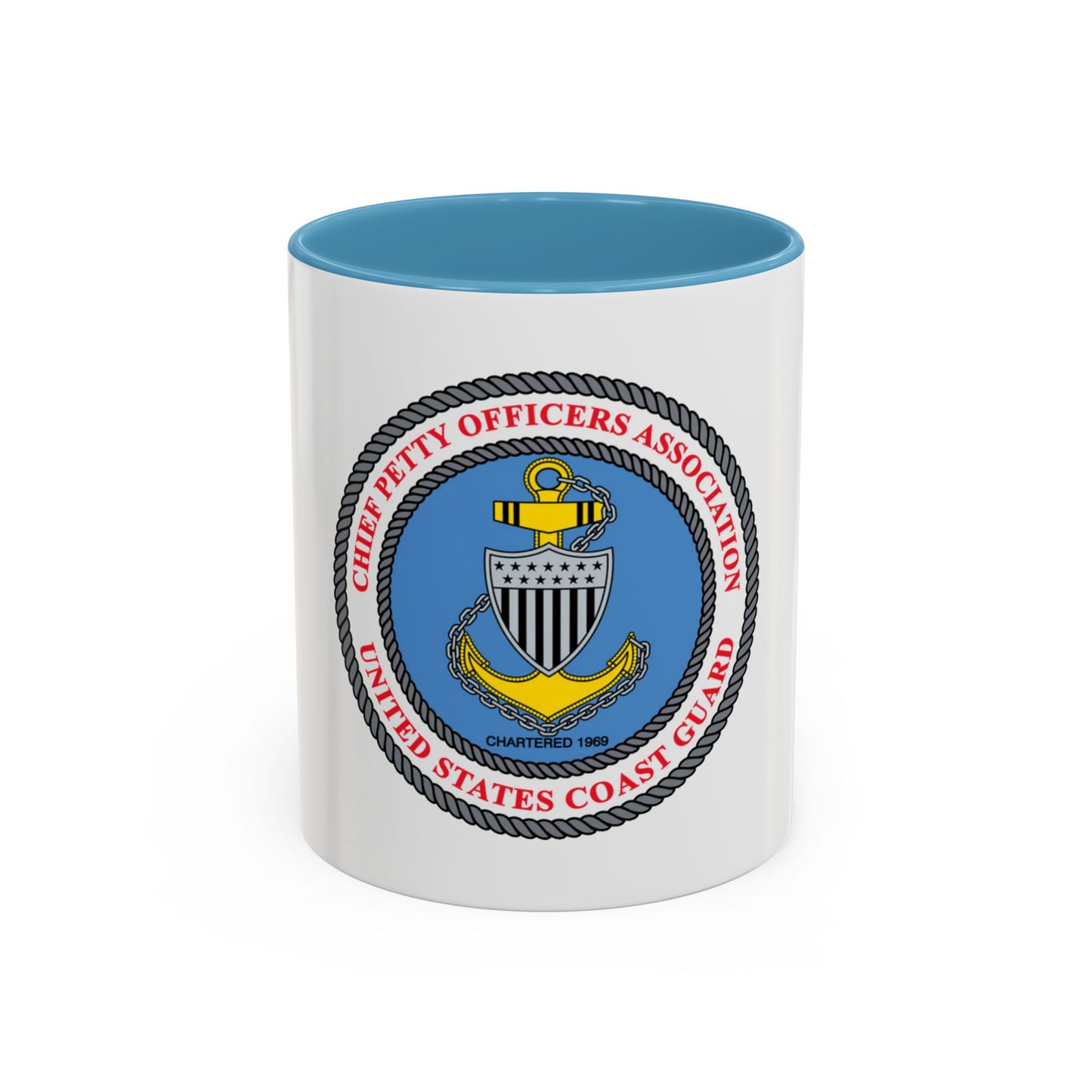 USCG CPOA (U.S. Coast Guard) Accent Coffee Mug