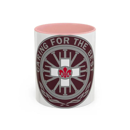 396 Field Hospital (U.S. Army) Accent Coffee Mug 11oz Pink - Go Mug Yourself