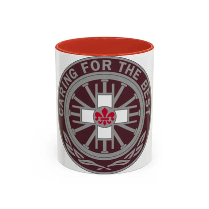 396 Field Hospital (U.S. Army) Accent Coffee Mug 11oz Red - Go Mug Yourself