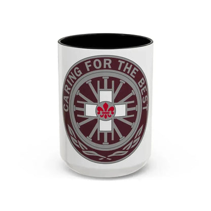 396 Field Hospital (U.S. Army) Accent Coffee Mug 15oz Black - Go Mug Yourself