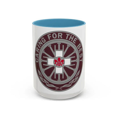 396 Field Hospital (U.S. Army) Accent Coffee Mug 15oz Light Blue - Go Mug Yourself