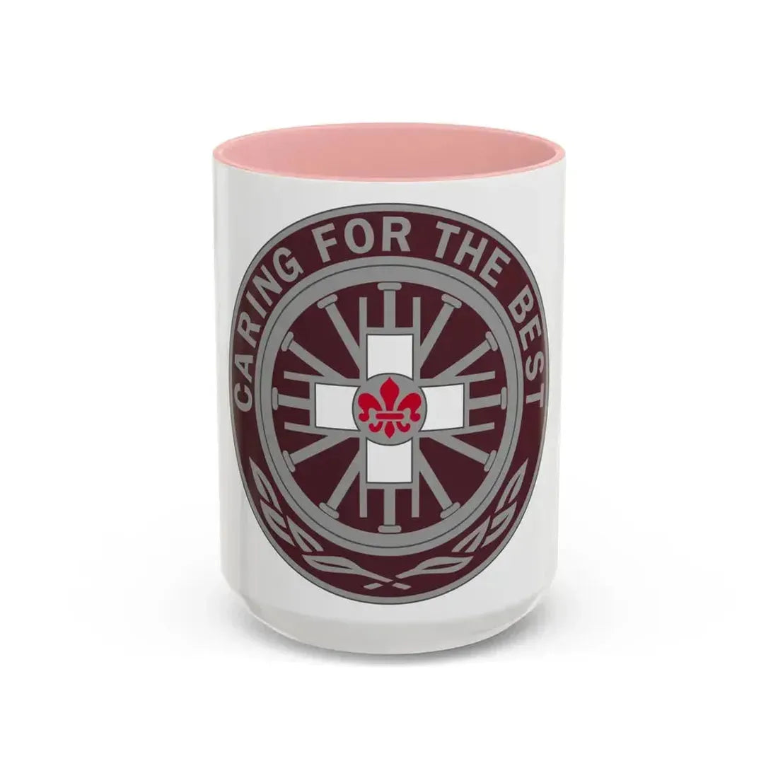 396 Field Hospital (U.S. Army) Accent Coffee Mug 15oz Pink - Go Mug Yourself