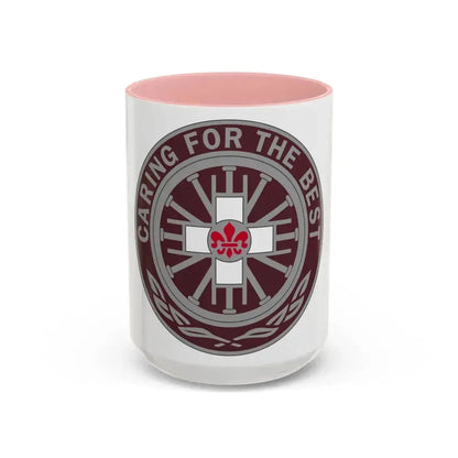 396 Field Hospital (U.S. Army) Accent Coffee Mug 15oz Pink - Go Mug Yourself