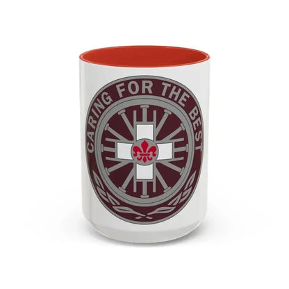 396 Field Hospital (U.S. Army) Accent Coffee Mug 15oz Red - Go Mug Yourself