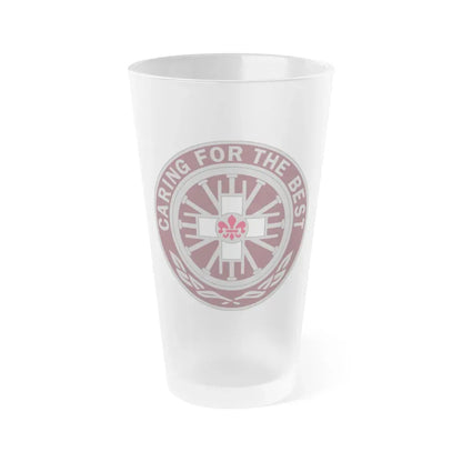 396 Field Hospital (U.S. Army) Frosted Pint Glass 16oz Default Title - Go Mug Yourself