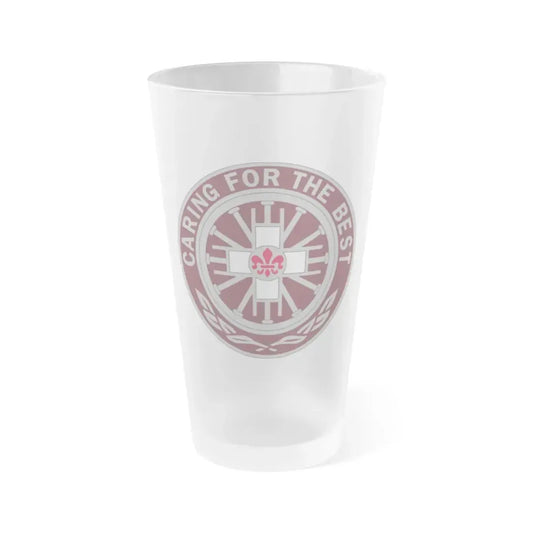396 Field Hospital (U.S. Army) Frosted Pint Glass 16oz Default Title - Go Mug Yourself