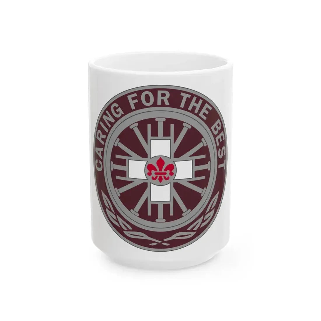 396 Field Hospital (U.S. Army) White Coffee Mug 15oz - Go Mug Yourself