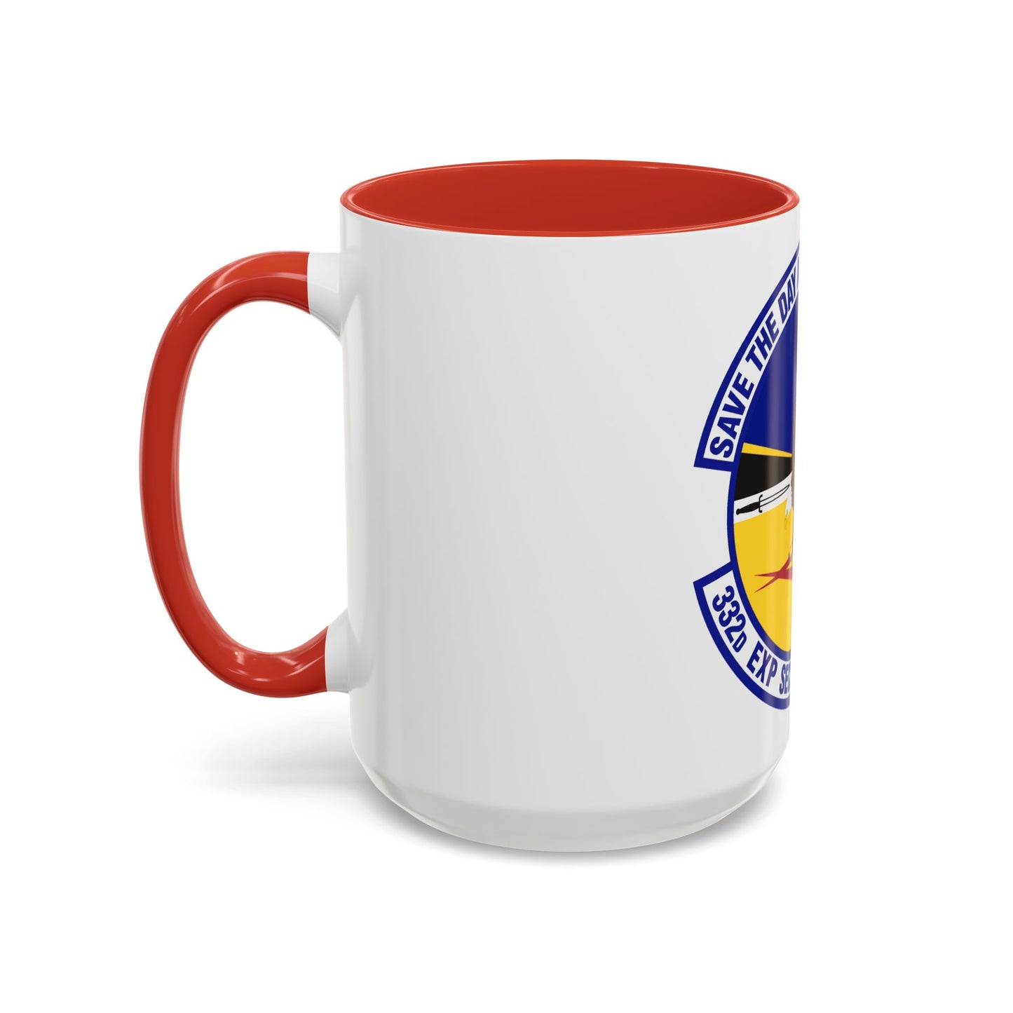 332d Expeditionary Security Forces Squadron (U.S. Air Force) Accent Coffee Mug