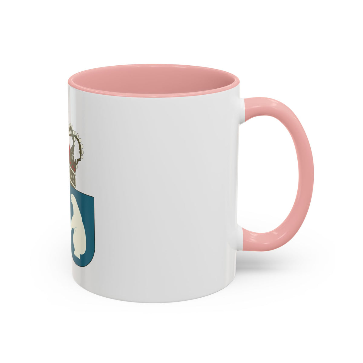 Coat of arms of the County of Greenland - Accent Coffee Mug