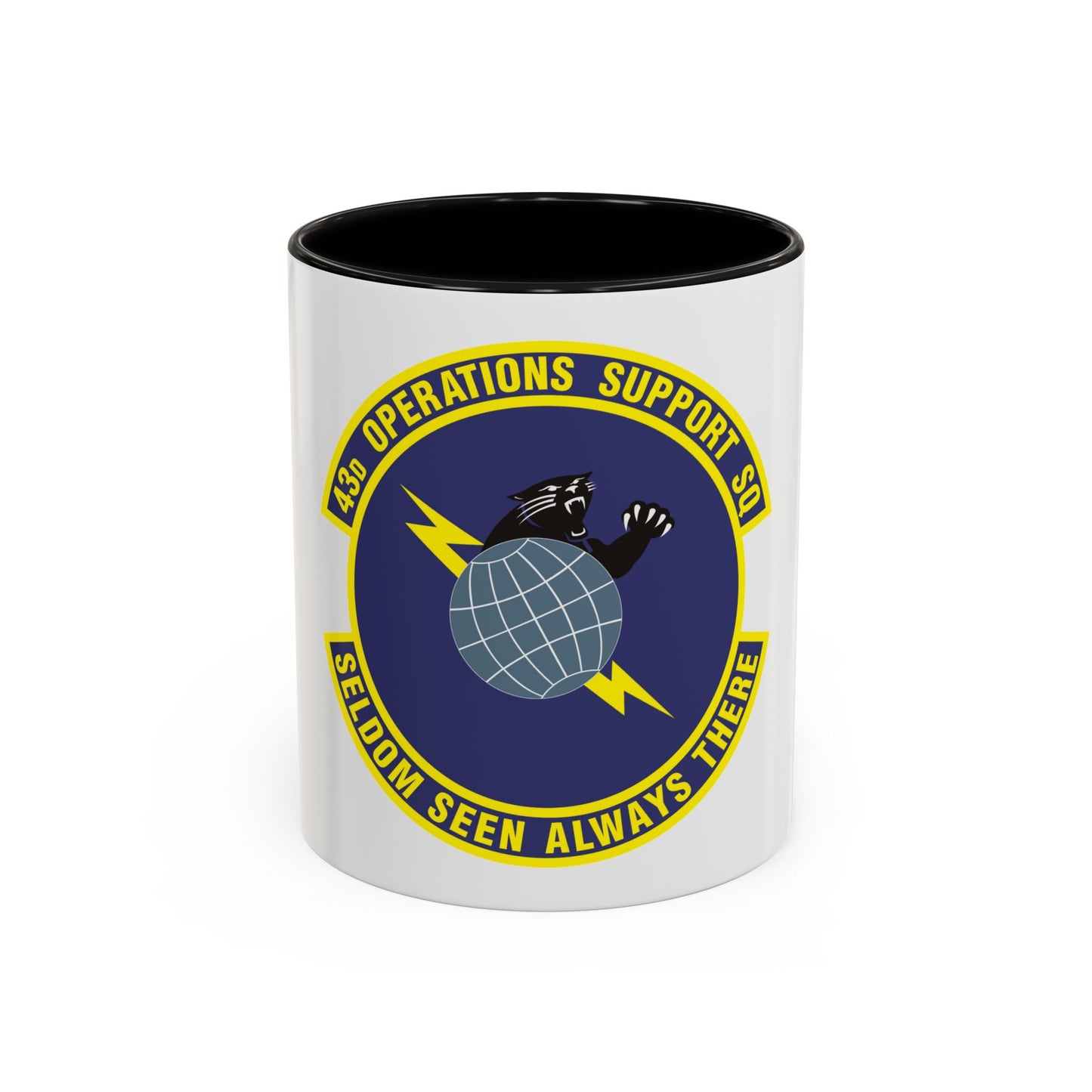 43d Operations Support Squadron (U.S. Air Force) Accent Coffee Mug