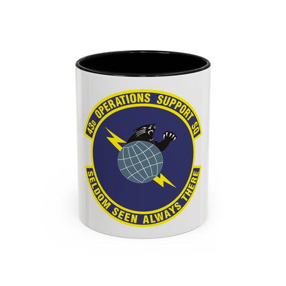 43d Operations Support Squadron (U.S. Air Force) Accent Coffee Mug