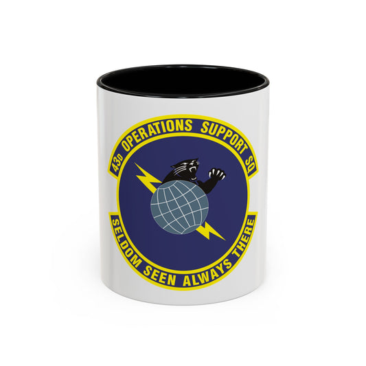 43d Operations Support Squadron (U.S. Air Force) Accent Coffee Mug