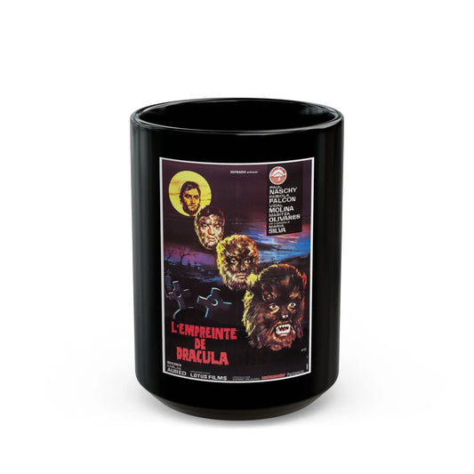 CURSE OF THE DEVIL (FRENCH) 1973 Movie Poster - Black Coffee Mug-15oz-Go Mug Yourself