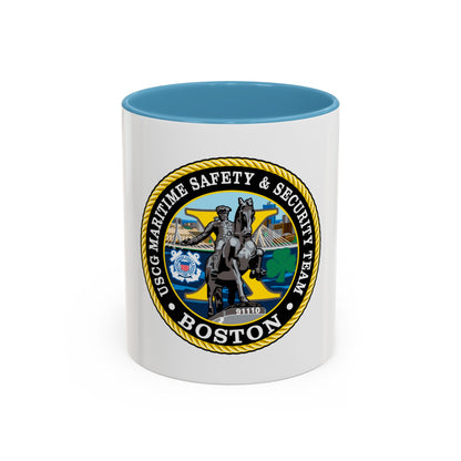 USCG Maritime Safety & Sec Team MSST Boston (U.S. Coast Guard) Accent Coffee Mug