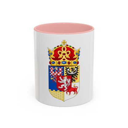 Coat of arms of Bohemian Crown - Accent Coffee Mug