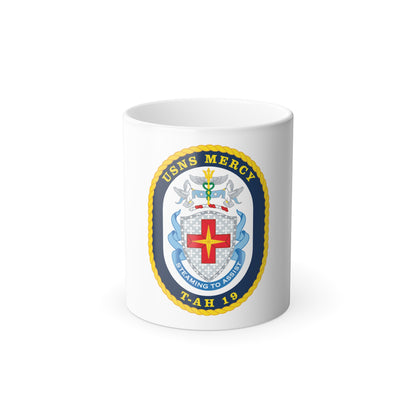 USNS Mercy T AH 19 (U.S. Navy) Color Changing Mug 11oz