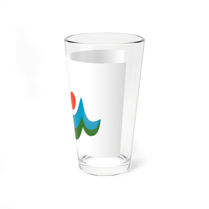 Flag of Unzen Nagasaki (Japan) Pint Glass 16oz