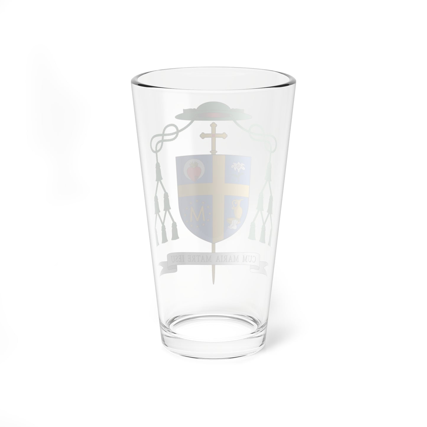 Escudo de Carlos José de Oliveira (Spain) (Coat of Arms) Pint Glass 16oz