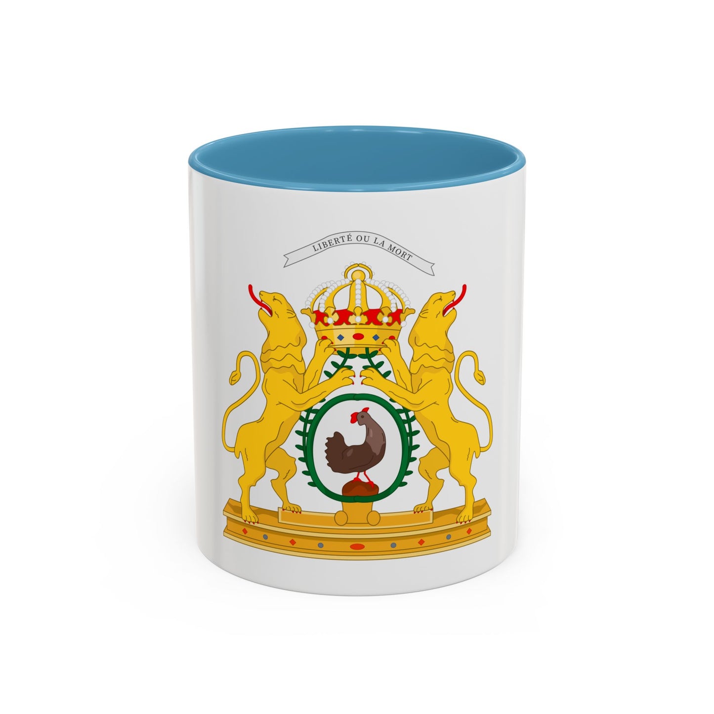 Coat of arms of the First Empire of Haiti - Accent Coffee Mug