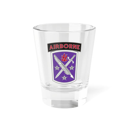 Verre à liqueur de la 95e Brigade des affaires civiles (armée américaine) 1,5 oz