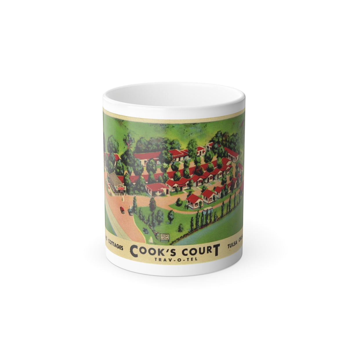 Cooks Court Trav O Tel (Greeting Postcards) Color Changing Mug 11oz