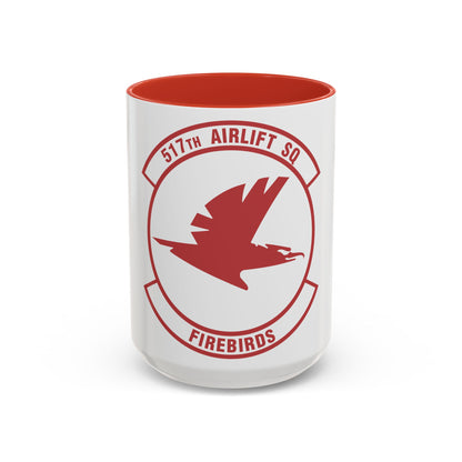 517th Airlift Squadron (U.S. Air Force) Accent Coffee Mug