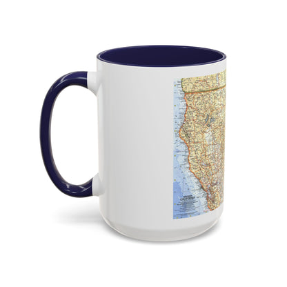 USA - California, Northern (1966) (Map) Accent Coffee Mug
