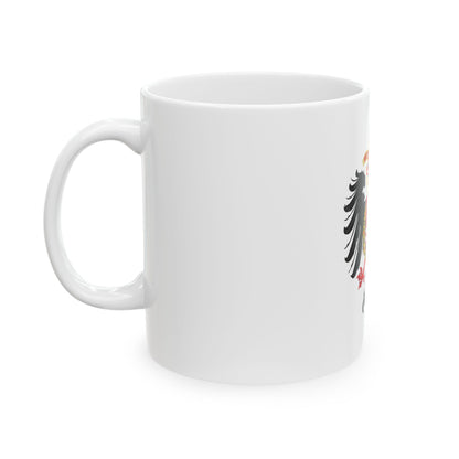 Greater Coat of Arms of Ferdinand I, Holy Roman Emperor - White Coffee Mug