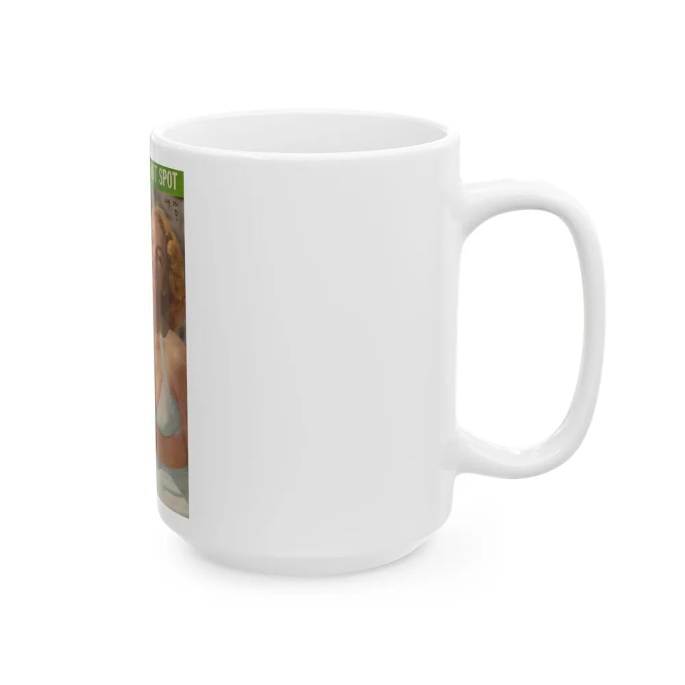 Eve Meyer #09 - Mag. Cover (Vintage Female Icon) White Coffee Mug-Go Mug Yourself