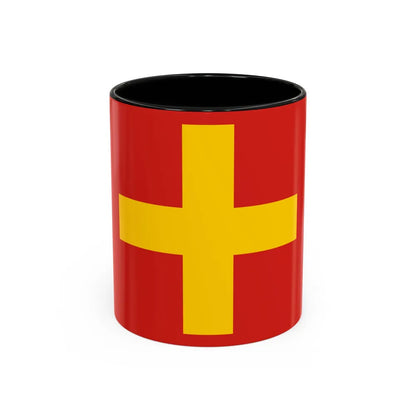 Flag of Ancona Italy - Accent Coffee Mug-11oz-Black-Go Mug Yourself