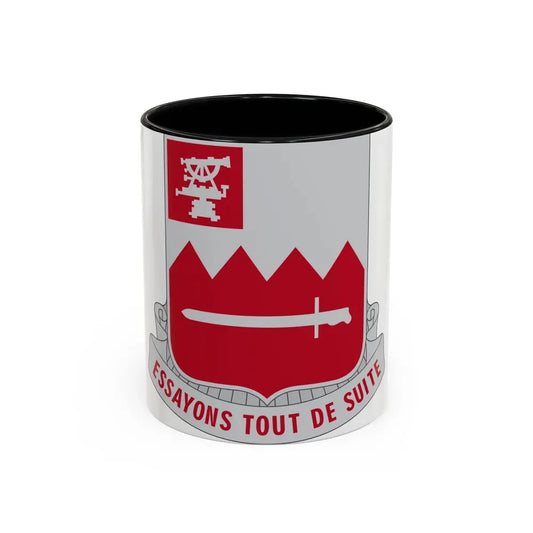 397 Engineer Battalion (U.S. Army) Accent Coffee Mug 11oz Black - Go Mug Yourself