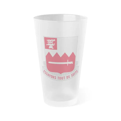 397 Engineer Battalion (U.S. Army) Frosted Pint Glass 16oz Default Title - Go Mug Yourself